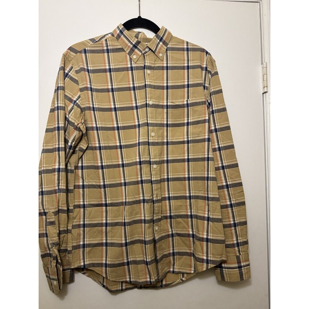 Old Navy Menβs Slim Fit Plaid Shirts Size medium